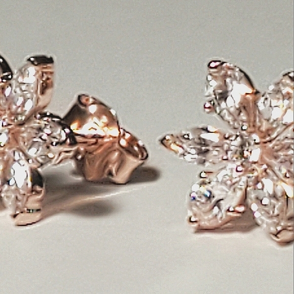 Authentic NEW Pandora Sparkling Herbarium Cluster Stud CZ Earrings S925ALE - Picture 6 of 8